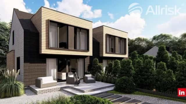 PRODEJ PROJEKTU DVOJDOMU S POZEMKEM 458 m2 ., Medlovice, okres Vyškov