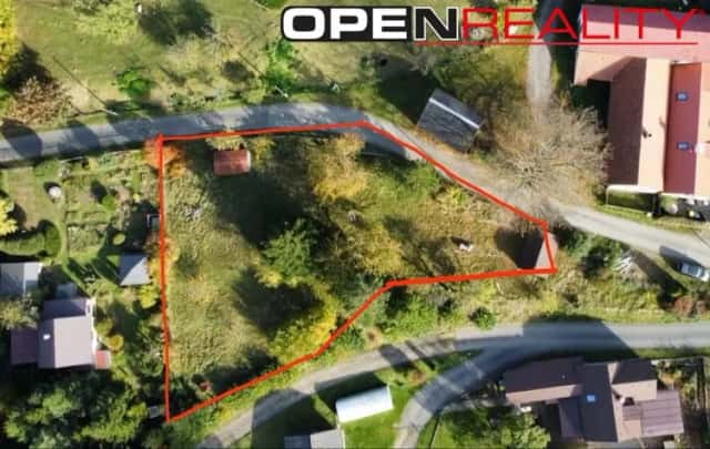 Prodej stavebního pozemku 976 m2 Divišov - Dalovy, Divišov, okres Benešov