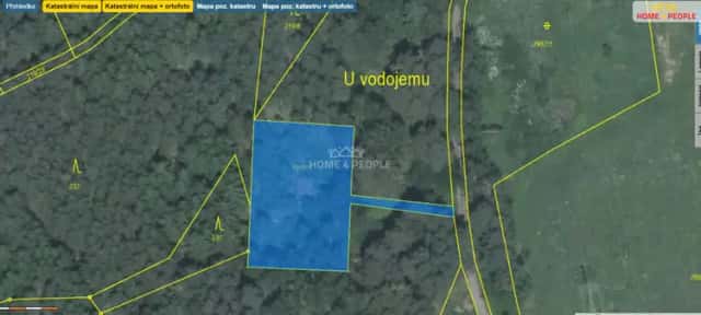 Prodej unikátního pozemku 1463 m2 u obce Hašlovice, na samotě v lese., Větřní, okres Český Krumlov