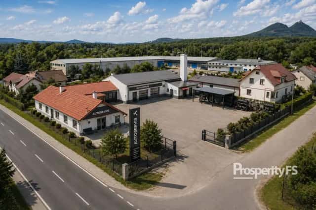 Prodej komerčního areálu včetně firemního zázemí 1.945 m2 - Okna, Česká Lípa, Okna, okres Česká Lípa