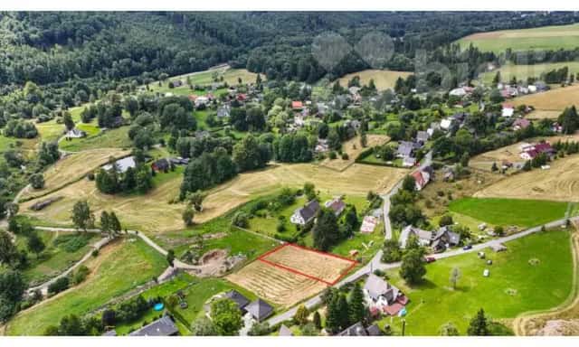 Stavební pozemek 1080 m2 Karlovice, Karlovice, okres Bruntál