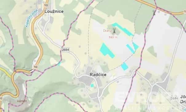 Soubor zemědělských pozemků – Radčice u Železného Brodu, okres Jablonec nad Nisou, Radčice, okres Jablonec nad Nisou