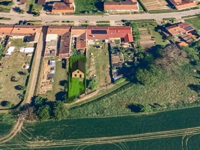 Prodej pozemku s panoramatickým výhledem, zahrada 345 m2, Kojátky, okres Vyškov