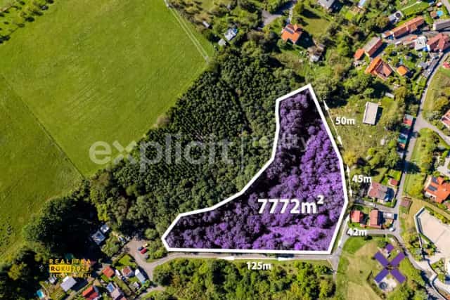 Prodej stavebního pozemku 7 772 m2, Cirón, Slušovice, okres Zlín