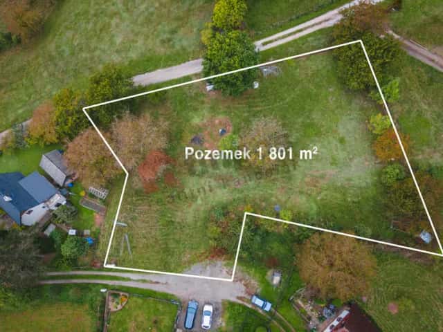 Prodej stavebního pozemku 1801 m2 v obci Radim, Tužín, okr. Jičín, Radim, okres Jičín