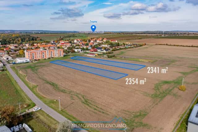 Prodej 2 parcel, určených dle územního plánu k bydlení, k.ú. Vrbovec (u Znojma), Vrbovec, okres Znojmo