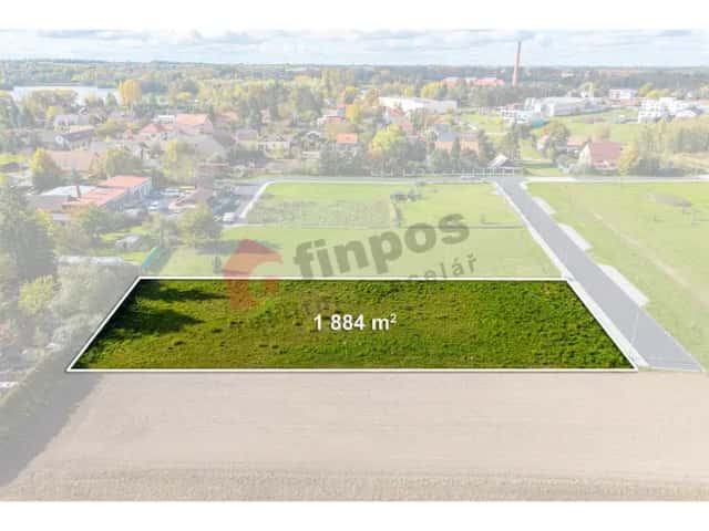 Stavební pozemek v obci Káraný, s výměrou 1884 m2, Na Pruhu, Káraný, okres Praha-východ