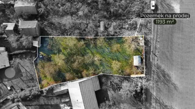 Stavební pozemek 1 193 m2 – Brodek u Přerova, část Luková, Brodek u Přerova, okres Přerov