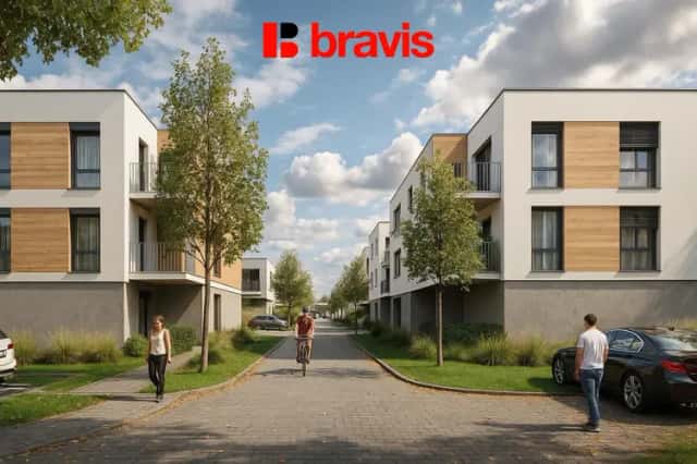 Prodej moderní, nízkoenergetické novostavby, byt č. A.3.8, 2+kk, 53,8 m2, Tuřany, sklep, parkování v ceně!, Sokolnická, Brno, okres Brno-město