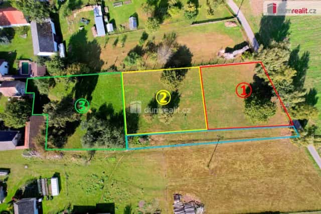 K prodeji, stavební pozemek o výměře 1.025 m2, Psárov, okr. Tábor, Psárov, okres Tábor
