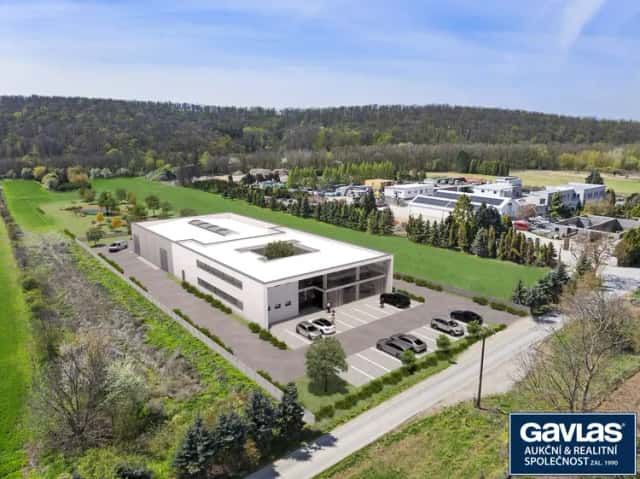 Rozestavěný areál s povolením, 9 380 m2 - administrativní budova a skladová hala - Želešice u Brna, Šlechtitelská, Želešice, okres Brno-venkov