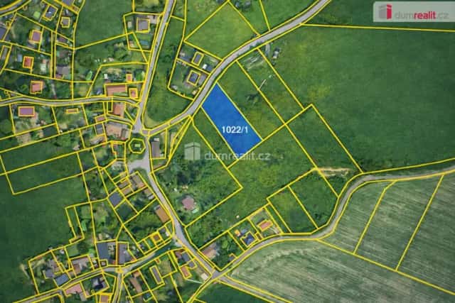 exkluzivní prodej stavebního pozemku 2348 m2 - Bohutín - Tisová, Bohutín, okres Příbram