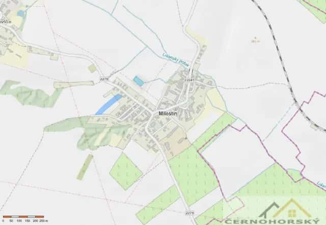 Rakovnicko - Milostín - prodej stavebního pozemku, Milostín, okres Rakovník