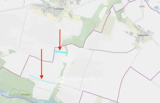 Prodej orné půdy, 19.093 m2 - k.ú. Kyjovice, okr. Znojmo, Kyjovice, okres Znojmo