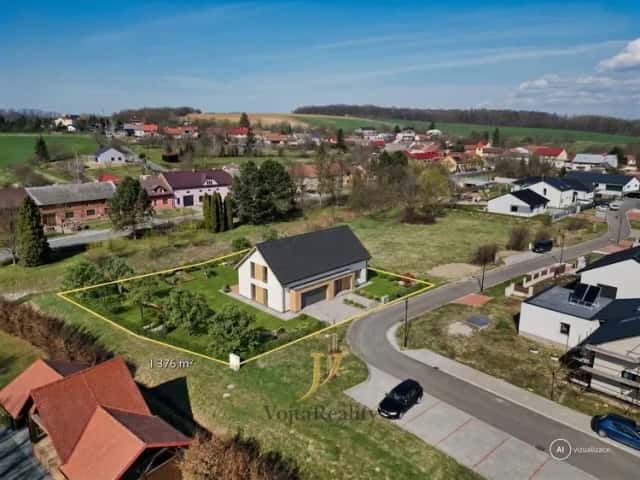 Prodej, Stavebního pozemku 1376 m2, Hradčany, Hradčany, okres Přerov