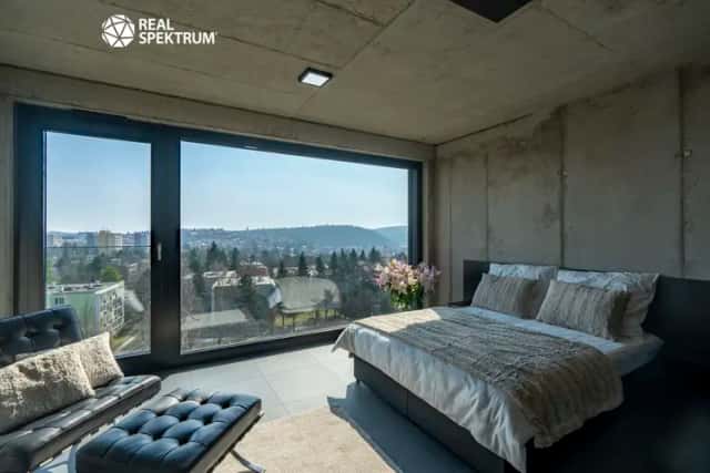 Pronájem moderního bytu 1+kk s klimatizací 44 m2, Brno - Žabovřesky, Královopolská 3052/139, Brno, okres Brno-město