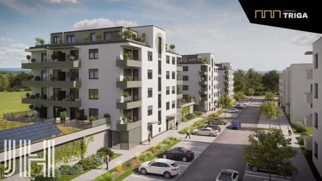 Prodej bytu 1+kk ve výstavbě v projektu Rezidence Triga, Na Lukách, Prostějov
