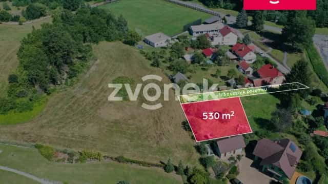 Prodej stavebního pozemku 923 m2, Březůvky, Březůvky, okres Zlín