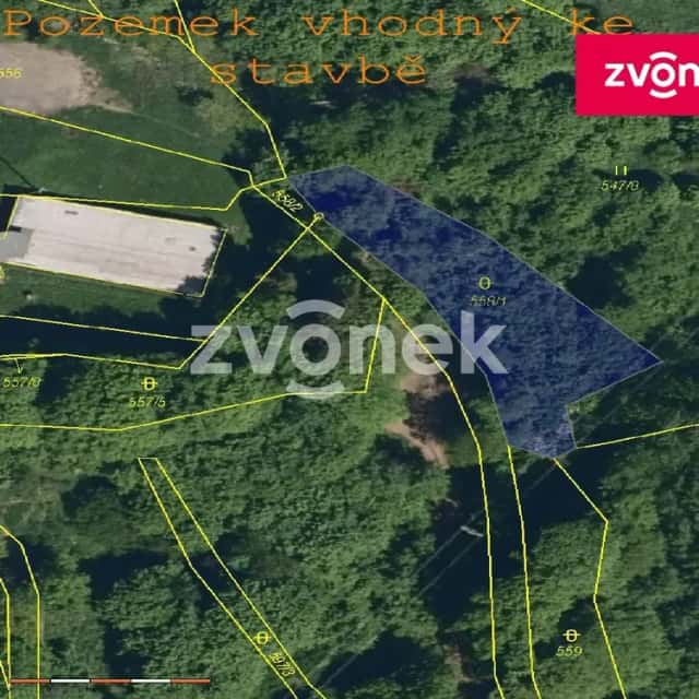 Prodej lesa 4 429 m2, Vsetín - Rokytnice, Vsetín