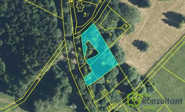 Prodej souboru stavebních pozemků - Háje, Lesná, okres Tachov
