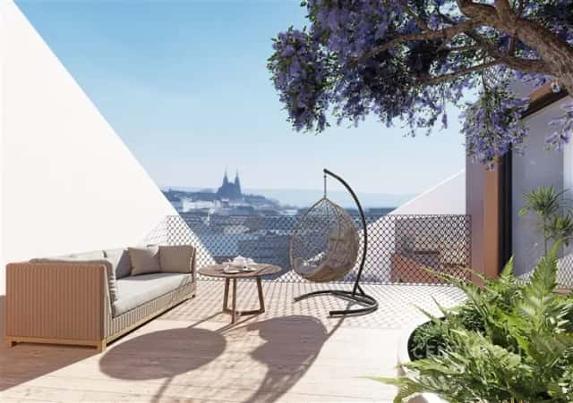 Exkluzivní byt 2+kk, v projektu LOFT BLOK Křenová – velkorysý prostor, terasa, výhledy a centrum Brna na dosah, Křenová, Brno – Brno-střed, okres Brno-město