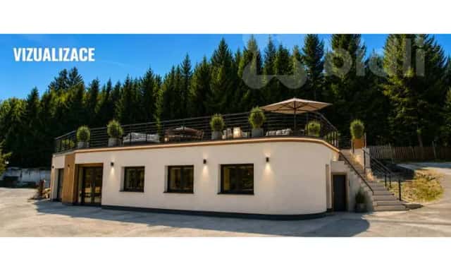 Pronájem moderního komerčního prostoru 118 m2 - Rusava, areál Penzionu Ráztoka 36, Ráztoka, Lukoveček, okres Zlín