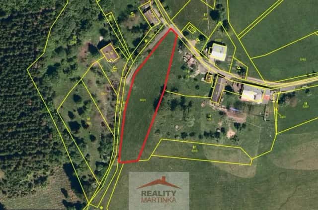 Proej stavebního pozemku 2166 m2 Mikulůvka, Mikulůvka, okres Vsetín