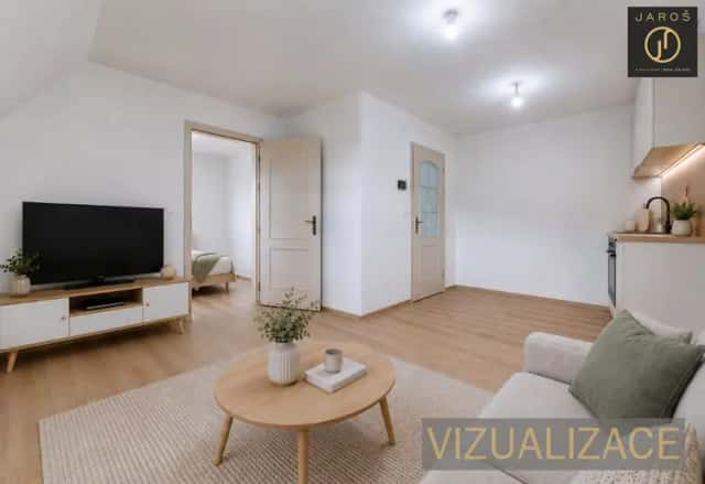 Prodej bytu 2+kk, 34 m2, Jáchymov - Krušné hory, náměstí Republiky 147, Jáchymov, okres Karlovy Vary