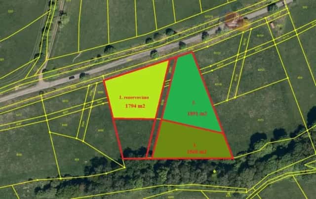 Prodej stavebního pozemku 1891 m2 Růžďka, Růžďka, okres Vsetín