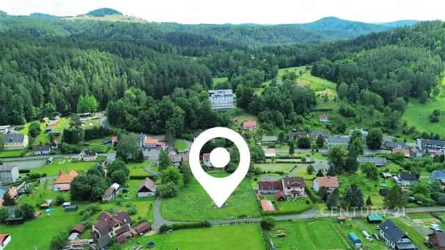 Stavební pozemek 2 078 m2 v srdci Českého Švýcarska s projektem na výstavbu roubenky, Jetřichovice, okres Děčín