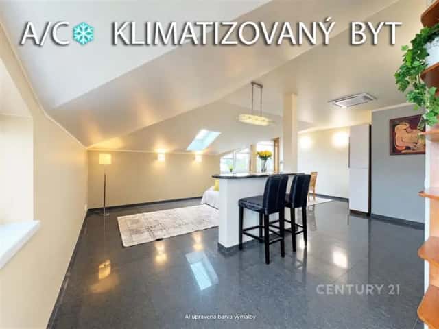 Prodej podkrovního bytu 2+kk 86 m2 s možností úpravy až na 4+kk, A/C, Horoměřice, T. G. Masaryka, Horoměřice, okres Praha-západ