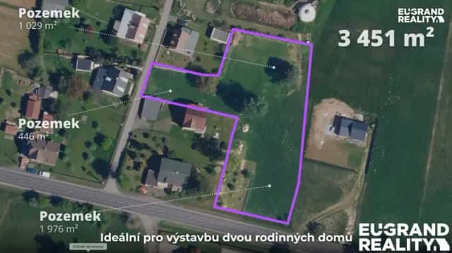 Prodej stavebního pozemku 3 451 m2, Horní Podluží, Horní Podluží, okres Děčín