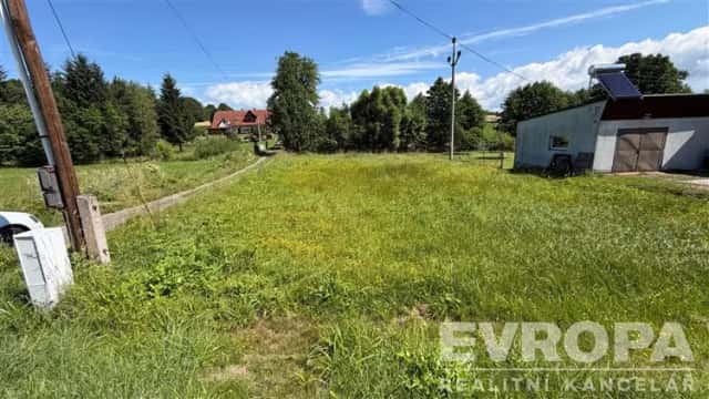 Prodej stavebního pozemku s projektem dřevostavby v obci Borovnice, Borovnice, okres Trutnov
