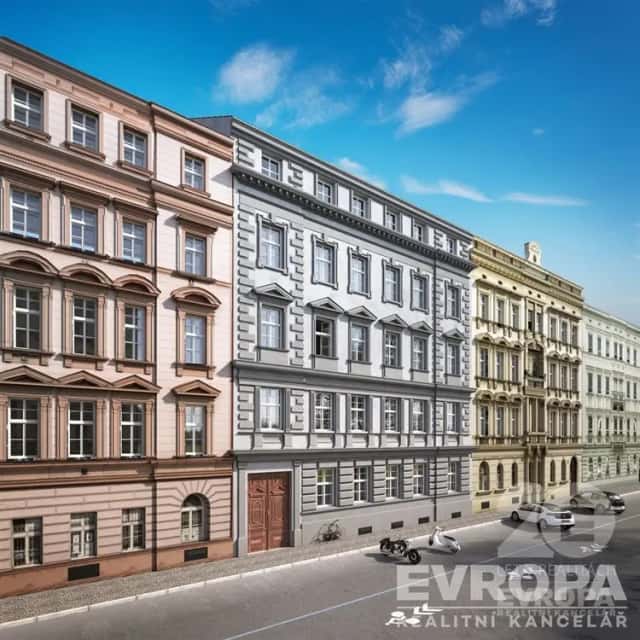 Pronájem bytu 1+kk 29 m2 Peckova, Praha - Karlín, Peckova, Praha 8