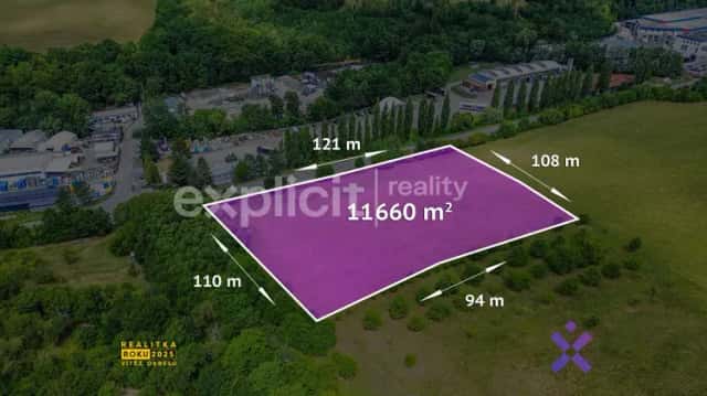 Prodej komerčního pozemku 11 660 m2, Slušovice, Slušovice, okres Zlín