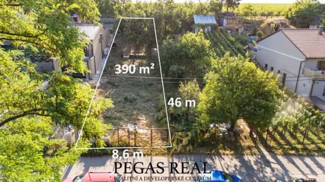 Prodej stavebního pozemku 390 m2, Syrovice, Syrovice, okres Brno-venkov