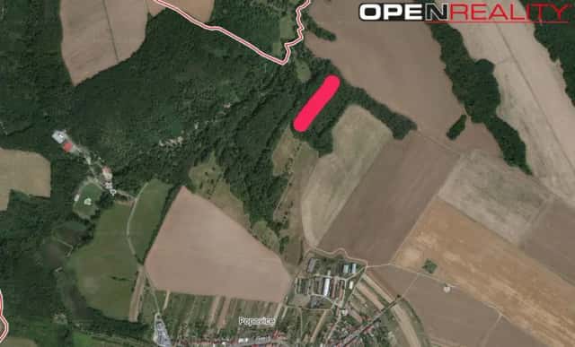 PRODEJ LESNÍHO POZEMKU (1 876 m and sup2;) POPOVICE U UHERSKÉHO HRADIŠTĚ, Popovice, okres Uherské Hradiště