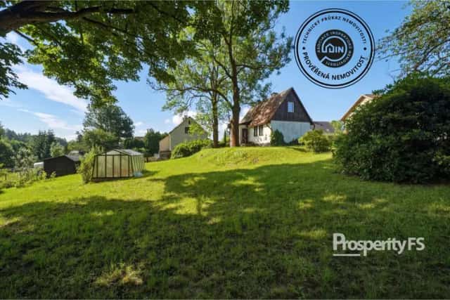 Prodej stavebního pozemku 1 280 m2, s chatou Rádlo - Jablonec nad Nisou, Rádlo, okres Jablonec nad Nisou