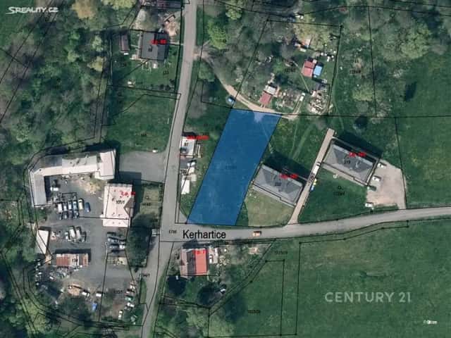 Stavební pozemek v Kerharticích u České Kamenice, Česká Kamenice, okres Děčín