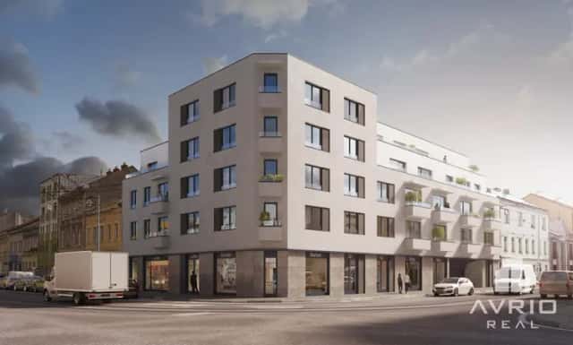Prodej bytu 2+kk 47 m2, balkón, klidný vnitroblok, Vranovská, Brno, okres Brno-město