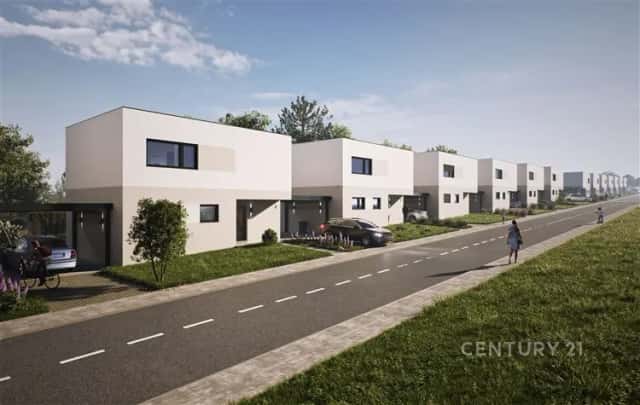 Řadový rodinný dům se zahradou a 2 parkovacími místy – Projekt Na Vyhlídce, Vlašim, Vlašim, okres Benešov