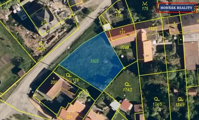 Prodej stavebního pozemku 509 m2, Hvězdlice - Nové Hvězdlice, Hvězdlice, okres Vyškov