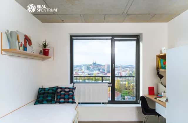 Pronájem moderního bytu 1+kk s balkonem u Vaňkovky, Dornych, Brno, okres Brno-město