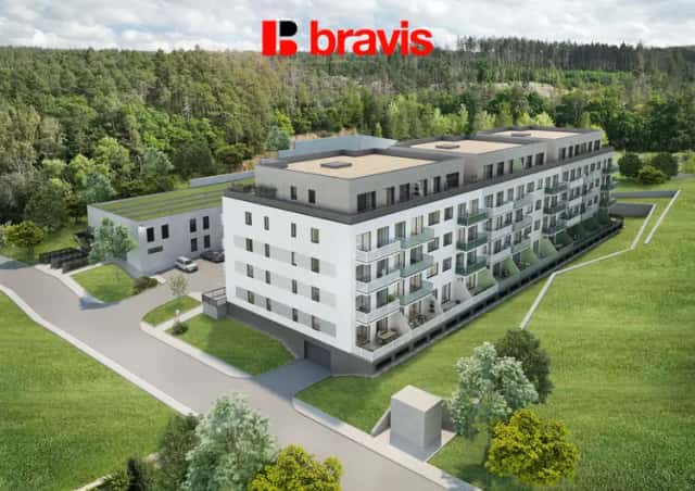 Prodej bytu 2+kk 56,3 m2 v novém projektu Zborovce, Blansko, sklep, balkon, možnost parkování, Zborovec, Blansko
