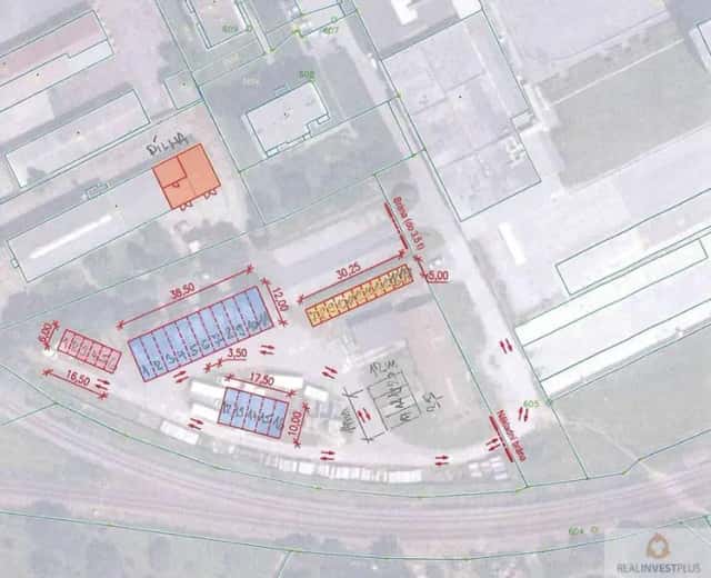 Pronájem parkovacích stání pro vozidla do 3,5t a do 12t v Olomouci, Tovární ul., Tovární, Olomouc