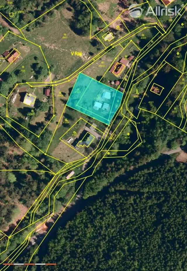 Stavební pozemek 1451 m2 s platným stavebním povolením, Horní Bečva, Horní Bečva, okres Vsetín