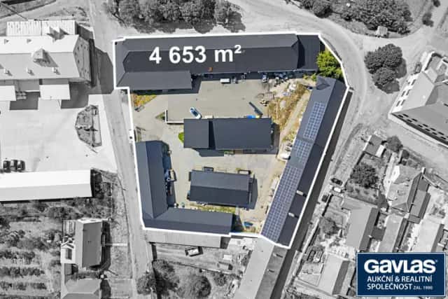 Průmyslový areál 4 653 m2 – Tavíkovice, okres Znojmo, Tavíkovice, okres Znojmo