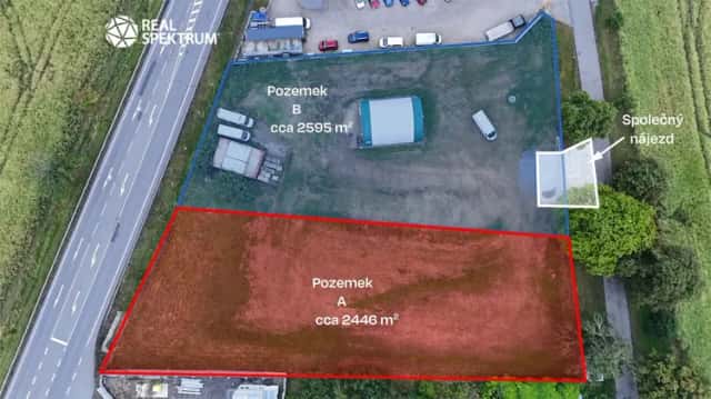 Pronájem komerčního pozemku 5 041 m2, Jihlava - Hosov, Jihlava