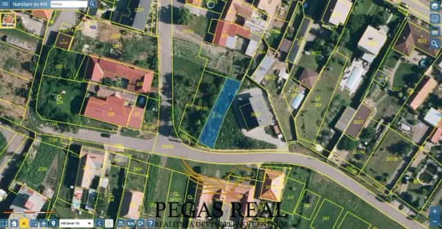 Pozemek 246 m2 v Dyjákovičkách – možnost výstavby nebo rozšíření sousedního pozemku, Dyjákovičky, okres Znojmo