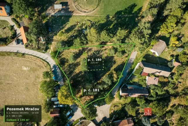Prodej stavebního pozemku 2 135 m2, Kadov, Kadov, okres Strakonice